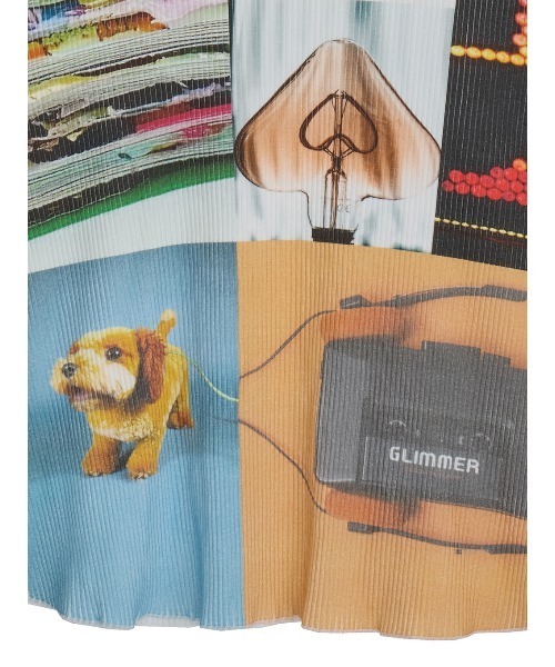 Ameri（アメリ）の「EMOTIONAL COLLAGE RIB TOP（Tシャツ/カットソー・レディース・マルチ・SMALL/MEDIUM）」の18枚目の写真