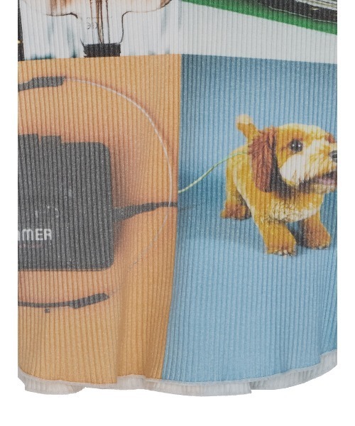 Ameri（アメリ）の「EMOTIONAL COLLAGE RIB TOP（Tシャツ/カットソー・レディース・マルチ・SMALL/MEDIUM）」の6枚目の写真