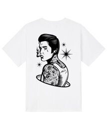 KTW0184 エルビス 半袖Tシャツ ホワイト
