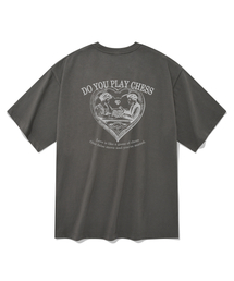 プレイチェス 半袖Tシャツ グレー