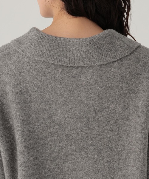 Elura（エルーラ）の「襟付きニット/636906（ニット/セーター・レディース・ホワイト/イエロー/グレー・FREE）」の14枚目の写真