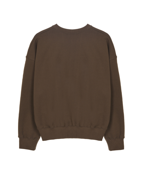 NICK&NICOLE(ニックアンドニコール)の「VOLUME BUTTERFLY SIGNATURE SWEATSHIRT_BROWN(スウェット・レディース・その他・FREE)」の2枚目の写真
