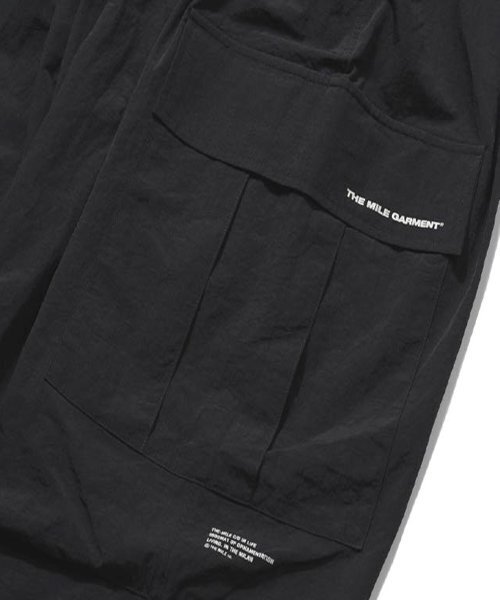 THE MILE（ザマイル）の「エムエルナイロンワイドバルーンストリングパンツ[ブラック]（スウェットパンツ・メンズ・その他・LARGE/MEDIUM/SMALL）」の9枚目の写真