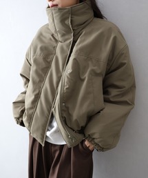 SpRay（スプレイ）の「スタンドZIPフェイクダウン（ダウンジャケット/コート）」