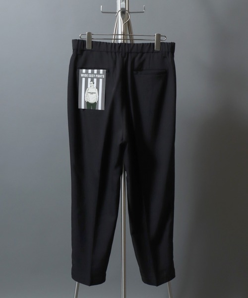 ANPAS（アンパス）の「Poly Serge Pull-on Trousers/ポリサージワイドイージートラウザーパンツ スラックス ボトムス メンズ テーパード（スラックス・メンズ・チャコールグレー/ブラック/グリーン/ブラウン・S/M/L/LL）」の21枚目の写真