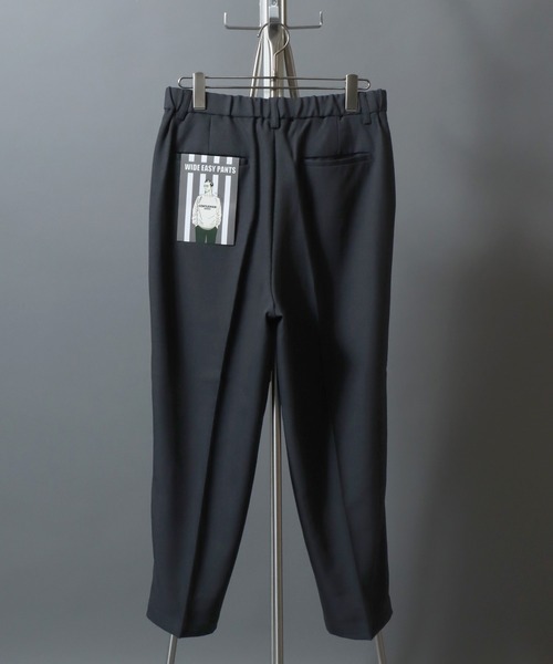 ANPAS（アンパス）の「Poly Serge Pull-on Trousers/ポリサージワイドイージートラウザーパンツ スラックス ボトムス メンズ テーパード（スラックス・メンズ・チャコールグレー/ブラック/グリーン/ブラウン・S/M/L/LL）」の20枚目の写真