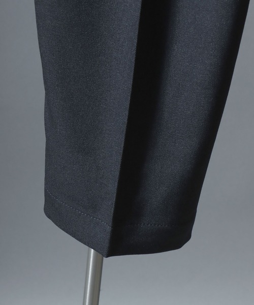 ANPAS（アンパス）の「Poly Serge Pull-on Trousers/ポリサージワイドイージートラウザーパンツ スラックス ボトムス メンズ テーパード（スラックス・メンズ・チャコールグレー/ブラック/グリーン/ブラウン・S/M/L/LL）」の8枚目の写真
