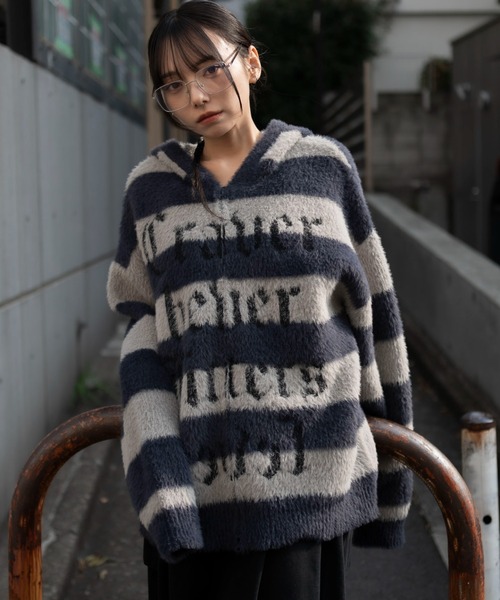 WEGO（ウィゴー）の「WEGO/シャギーグラフィックZIPパーカー（パーカー・メンズ・ブラック/レッド系その他/グレー系その他5・MEDIUM/LARGE）」の14枚目の写真