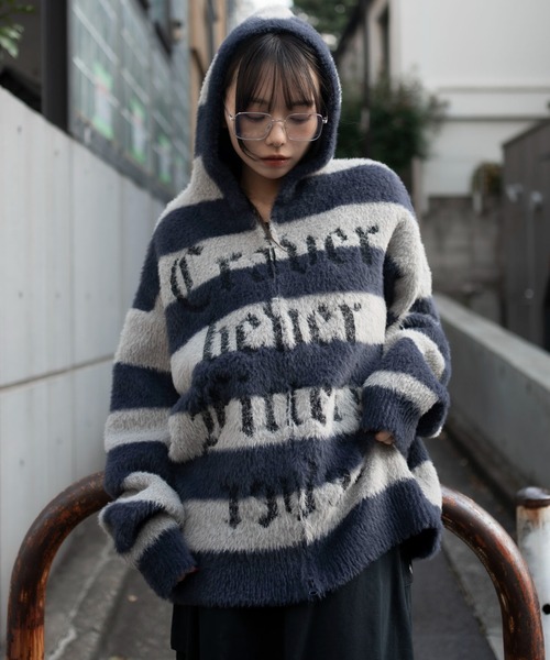 WEGO（ウィゴー）の「WEGO/シャギーグラフィックZIPパーカー（パーカー・メンズ・ブラック/レッド系その他/グレー系その他5・MEDIUM/LARGE）」の16枚目の写真