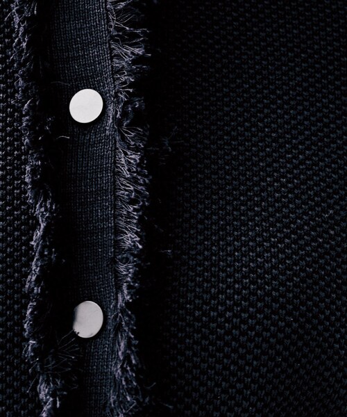 UNTITLED（アンタイトル）の「【洗える/ジャケット風】ツイードニットカーディガン（カーディガン/ボレロ・レディース・ブルー系3/ピンク系4/ベージュ系その他6/ネイビー・44/04/48/02/00）」の10枚目の写真