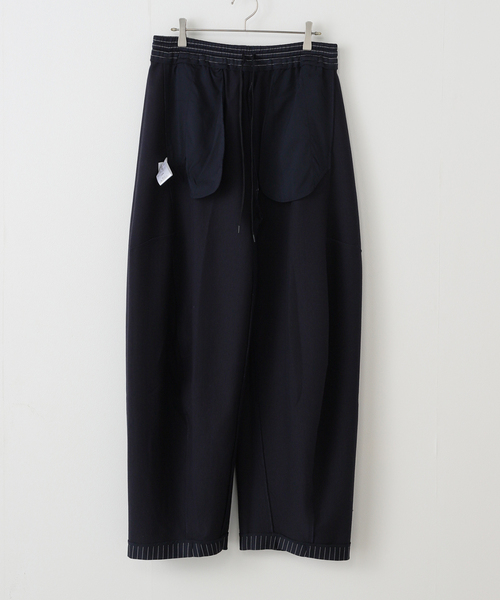 TIBI/ティビ】 PINSTRIPE ACTIVE KNIT WINSLOW PANT：パンツ 