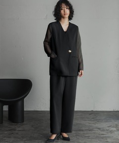 セール】Twins cotton ロングガウン（その他アウター）｜Deuxieme