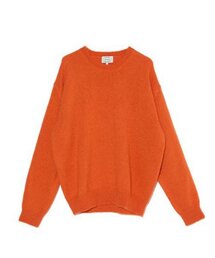 BRUMAN（ブルーマン）の「Kid Mohair Crew Neck Knit (Orange)（ニット/セーター）」