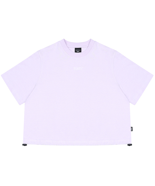 KINETICLO(キネティクロ)の「ストリングクロップTシャツ(ラベンダー)(Tシャツ/カットソー・レディース・その他・ONE)」の1枚目の写真