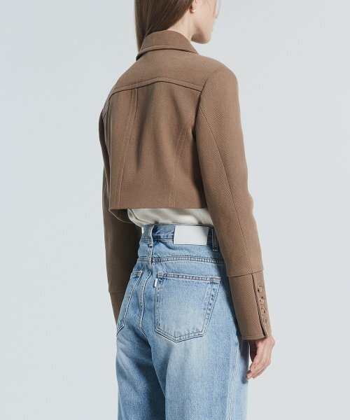 RACLEUR（ラクレール）の「フィッテッドクロップジャケット [ブラウン]（その他アウター・レディース・その他・SMALL/MEDIUM）」の5枚目の写真
