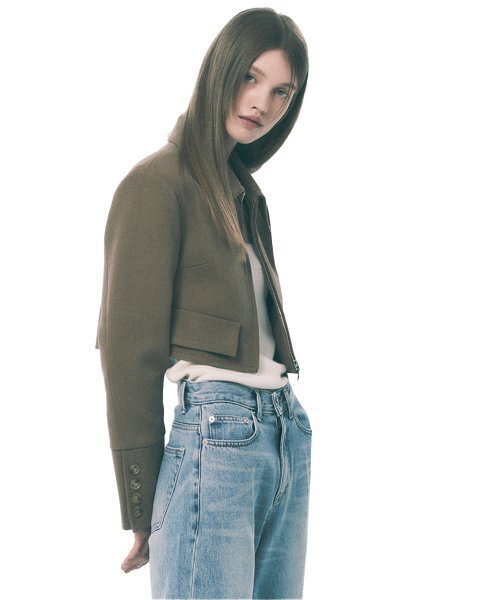RACLEUR（ラクレール）の「フィッテッドクロップジャケット [ブラウン]（その他アウター・レディース・その他・SMALL/MEDIUM）」の6枚目の写真