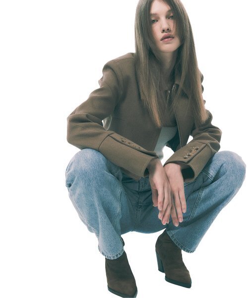 RACLEUR（ラクレール）の「フィッテッドクロップジャケット [ブラウン]（その他アウター・レディース・その他・SMALL/MEDIUM）」の7枚目の写真