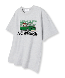 ウェールウィゴーイング オーバーサイズ 半袖Tシャツ ライトグレー