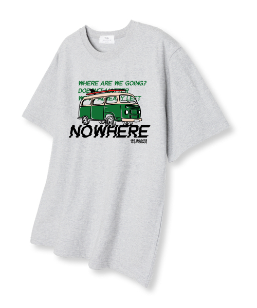 TI.GLAKE(ティーグレイク)の「ウェールウィゴーイング オーバーサイズ 半袖Tシャツ ライトグレー(Tシャツ/カットソー・レディース・その他・LARGE/X-LARGE/XX-LARGE)」の1枚目の写真