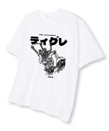 バイクスケール オーバーサイズ 半袖Tシャツ ホワイト