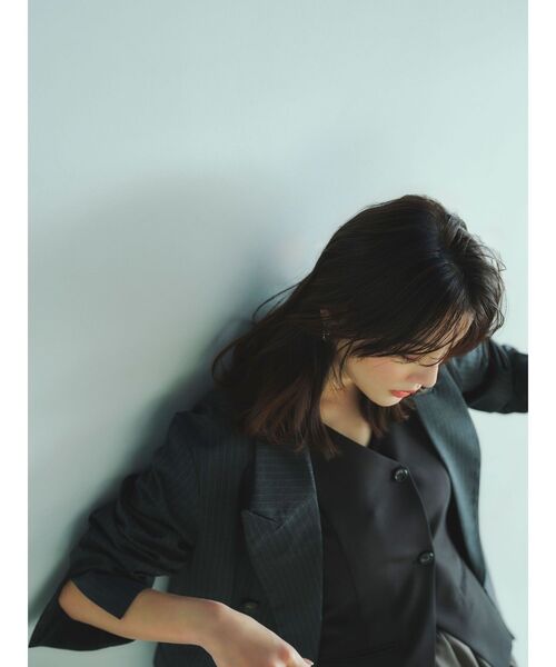 LAGUNAMOON（ラグナムーン）の「カフスダブルテーラードジャケット セットアップ（テーラードジャケット・レディース・グレー/チャコールグレー/ベージュ・FREE）」の13枚目の写真