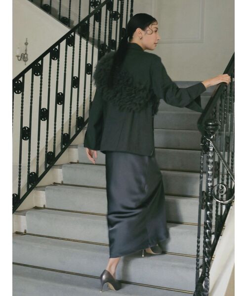 LAGUNAMOON（ラグナムーン）の「カフスダブルテーラードジャケット（テーラードジャケット・レディース・グレー/チャコールグレー/ベージュ・FREE）」の4枚目の写真