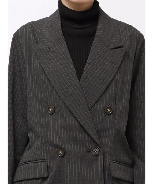 LAGUNAMOON（ラグナムーン）の「カフスダブルテーラードジャケット（テーラードジャケット・レディース・グレー/チャコールグレー/ベージュ・FREE）」の22枚目の写真