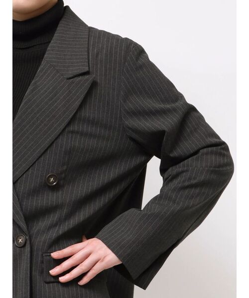 LAGUNAMOON（ラグナムーン）の「カフスダブルテーラードジャケット セットアップ（テーラードジャケット・レディース・グレー/チャコールグレー/ベージュ・FREE）」の18枚目の写真