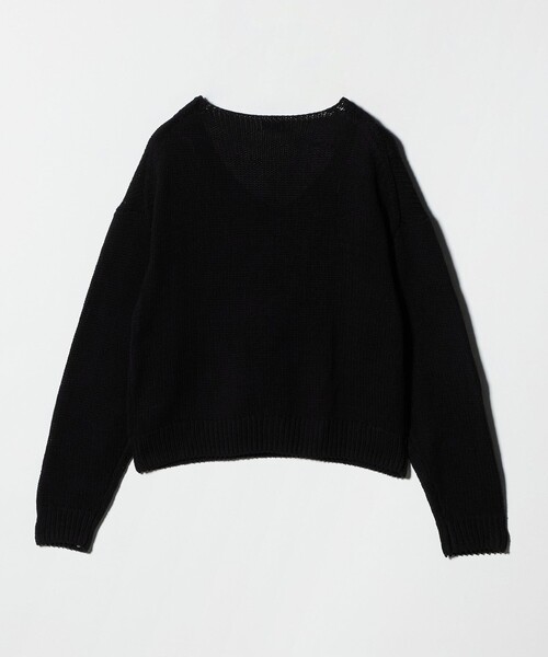 Steven Alan＞コットン シルク Vネック ニット（ニット/セーター