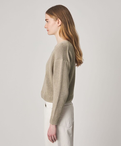 Steven Alan＞コットン シルク Vネック ニット（ニット/セーター