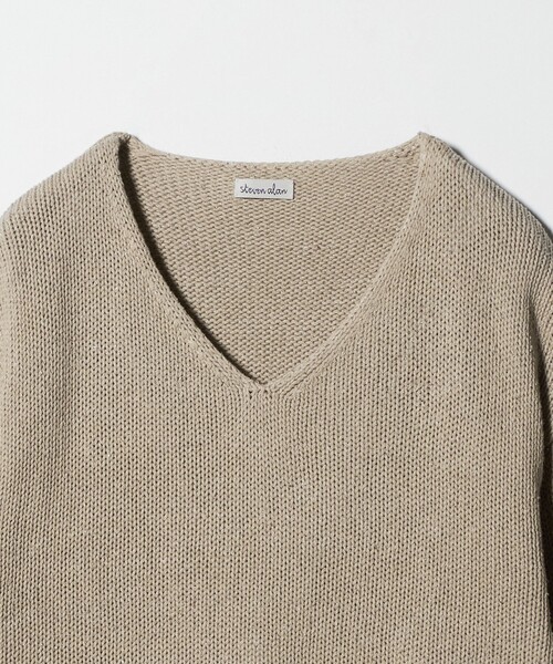 セール】＜Steven Alan＞コットン シルク Vネック ニット（ニット