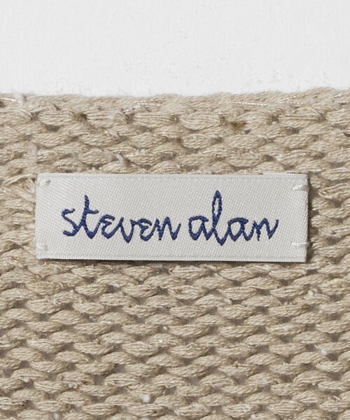 Steven Alan(スティーブンアラン)の「<Steven Alan>コットン シルク Vネック ニット(ニット/セーター・レディース・ブラック/ベージュ・FREE)」の18枚目の写真