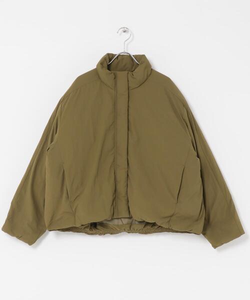 FORK&SPOON(フォークアンドスプーン)の「FORK&SPOON スタンドカラーダウンブルゾン(ブルゾン・レディース・ブラック/グリーン系その他・1)」の19枚目の写真