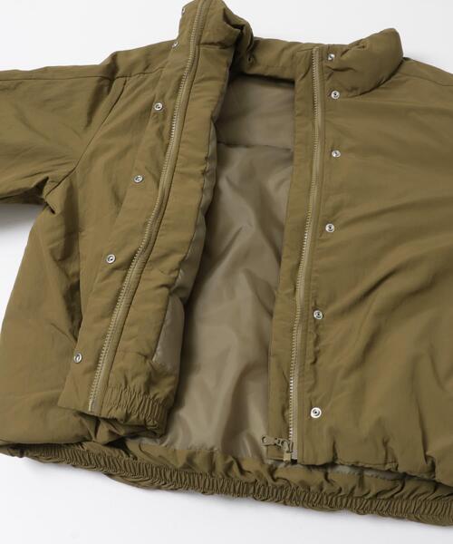 FORK&SPOON(フォークアンドスプーン)の「FORK&SPOON スタンドカラーダウンブルゾン(ブルゾン・レディース・ブラック/グリーン系その他・1)」の20枚目の写真