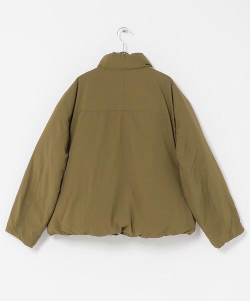 FORK&SPOON(フォークアンドスプーン)の「FORK&SPOON スタンドカラーダウンブルゾン(ブルゾン・レディース・ブラック/グリーン系その他・1)」の21枚目の写真