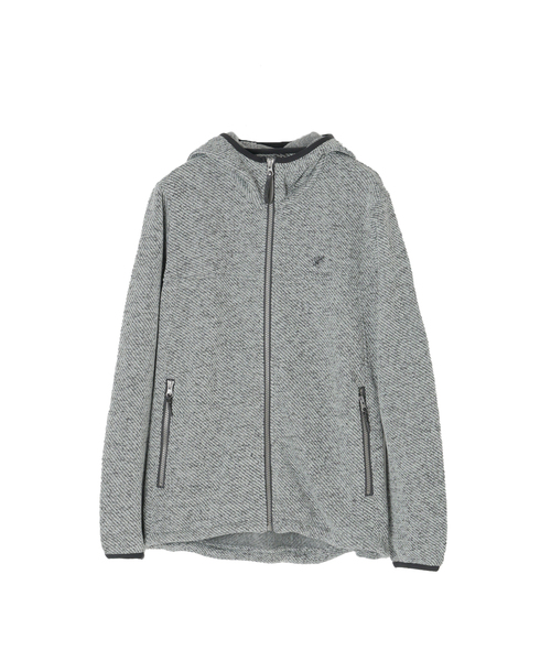 B.C STOCK(ベーセーストック)の「METORO FLEEX フードブルゾン(パーカー・メンズ・ブラック/ネイビー/ライトグレー・SMALL/MEDIUM/LARGE)」の1枚目の写真