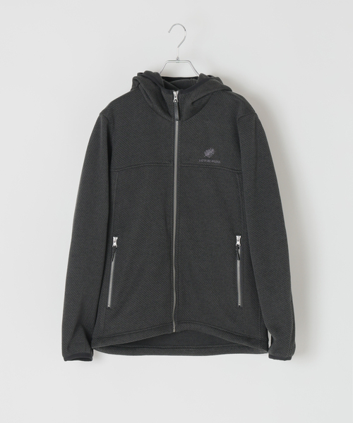 B.C STOCK(ベーセーストック)の「METORO FLEEX フードブルゾン(パーカー・メンズ・ブラック/ネイビー/ライトグレー・SMALL/MEDIUM/LARGE)」の17枚目の写真