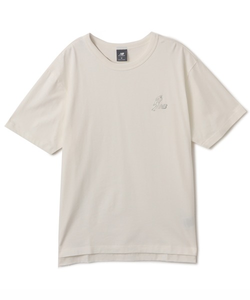 NEW BALANCE(ニューバランス)の「New Balance Shohei Signature Heavy oz SS T-Shirt / ニューバランス オオタニ ショウヘイ シグネチャーヘビーオンスショートスリーブ Tシャツ(Tシャツ/カットソー・メンズ・ライトブルー/ブラック/ホワイト・S/M/L/XL/XXL)」の2枚目の写真