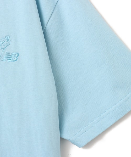 NEW BALANCE(ニューバランス)の「New Balance Shohei Signature Heavy oz SS T-Shirt / ニューバランス オオタニ ショウヘイ シグネチャーヘビーオンスショートスリーブ Tシャツ(Tシャツ/カットソー・メンズ・ライトブルー/ブラック/ホワイト・S/M/L/XL/XXL)」の9枚目の写真