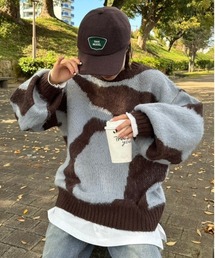 gossara | ニュアンス柄起毛糸PO(ニット/セーター)