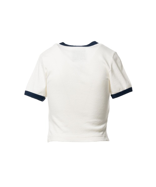 Maison MIHARA YASUHIRO(メゾンミハラヤスヒロ)の「Fruit Printed Ringer Mini T-shirt(Tシャツ/カットソー・レディース・ブラック/ホワイト/ブルー・38/36)」の18枚目の写真