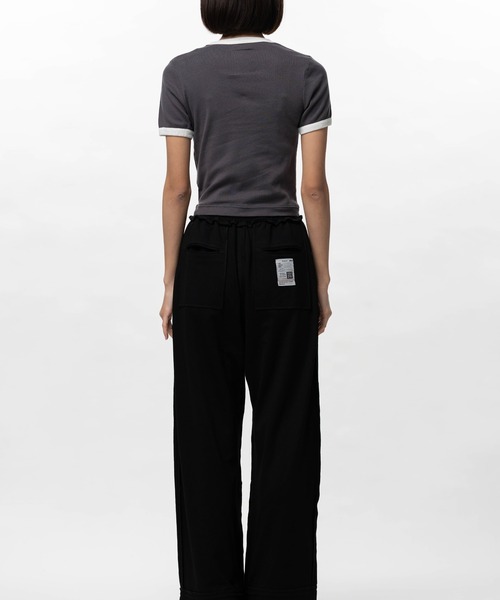 Maison MIHARA YASUHIRO(メゾンミハラヤスヒロ)の「Fruit Printed Ringer Mini T-shirt(Tシャツ/カットソー・レディース・ブラック/ホワイト/ブルー・38/36)」の10枚目の写真