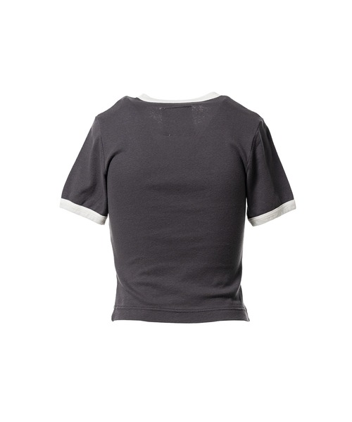 Maison MIHARA YASUHIRO(メゾンミハラヤスヒロ)の「Fruit Printed Ringer Mini T-shirt(Tシャツ/カットソー・レディース・ブラック/ホワイト/ブルー・38/36)」の8枚目の写真