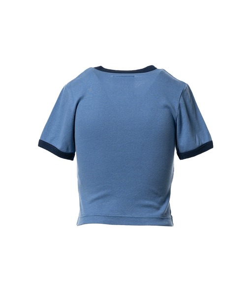 Maison MIHARA YASUHIRO(メゾンミハラヤスヒロ)の「Fruit Printed Ringer Mini T-shirt(Tシャツ/カットソー・レディース・ブラック/ホワイト/ブルー・38/36)」の13枚目の写真