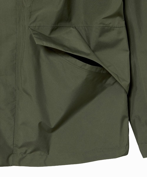 AIGLE（エーグル）の「GORE-TEX ゴアテックス 防水 防風 透湿 2レイヤー ジャケット RP / フード付け外し可（マウンテンパーカー・メンズ・ブラック/ホワイト/モスグリーン・XS/XL/S/L/M/XXL）」の21枚目の写真