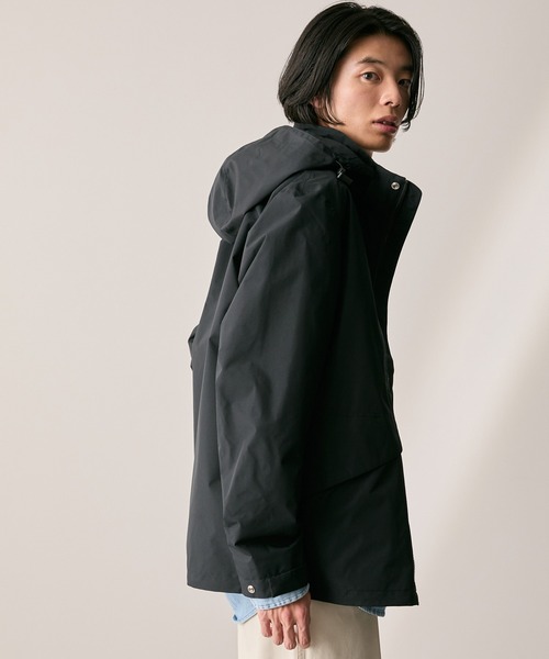 AIGLE（エーグル）の「GORE-TEX 防風 防水 透湿 ゴアテックス 2レイヤー ジャケット RP フード取り外し可（マウンテンパーカー・メンズ・ブラック/ホワイト/モスグリーン・XS/XL/S/L/M/XXL）」の9枚目の写真