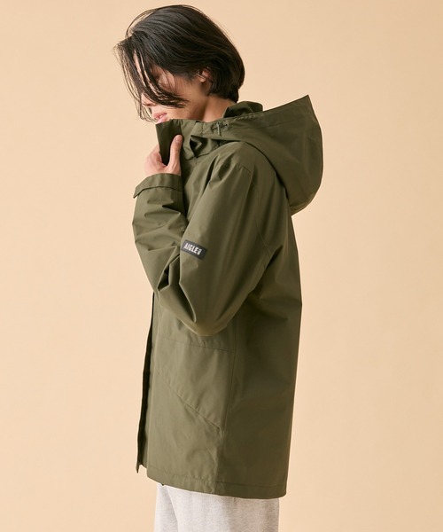 AIGLE（エーグル）の「GORE-TEX 防風 防水 透湿 ゴアテックス 2レイヤー ジャケット RP フード取り外し可（マウンテンパーカー・メンズ・ブラック/ホワイト/モスグリーン・XS/XL/S/L/M/XXL）」の7枚目の写真