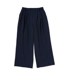 【L's】LONG WIDE PANTS T/PU(PRINT)/ロングワイドパンツ ストライププリント
