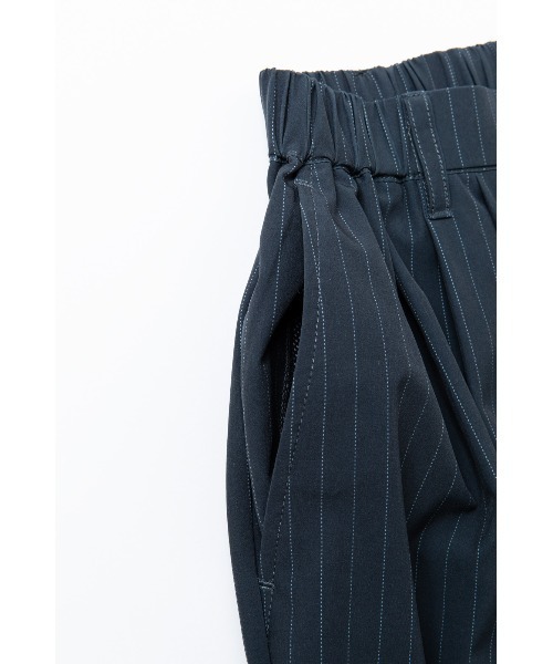 THOUSAND MILE(サウザンドマイル)の「【L's】LONG WIDE PANTS T/PU(PRINT)/ロングワイドパンツ ストライププリント(その他パンツ・レディース・グレー系その他/ブルー系その他・M/L)」の3枚目の写真