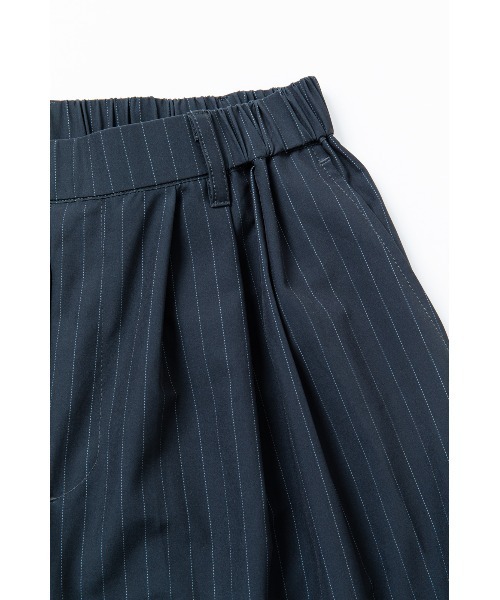 THOUSAND MILE(サウザンドマイル)の「【L's】LONG WIDE PANTS T/PU(PRINT)/ロングワイドパンツ ストライププリント(その他パンツ・レディース・グレー系その他/ブルー系その他・M/L)」の4枚目の写真